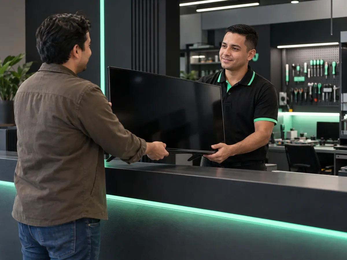 Recepción de servicio técnico