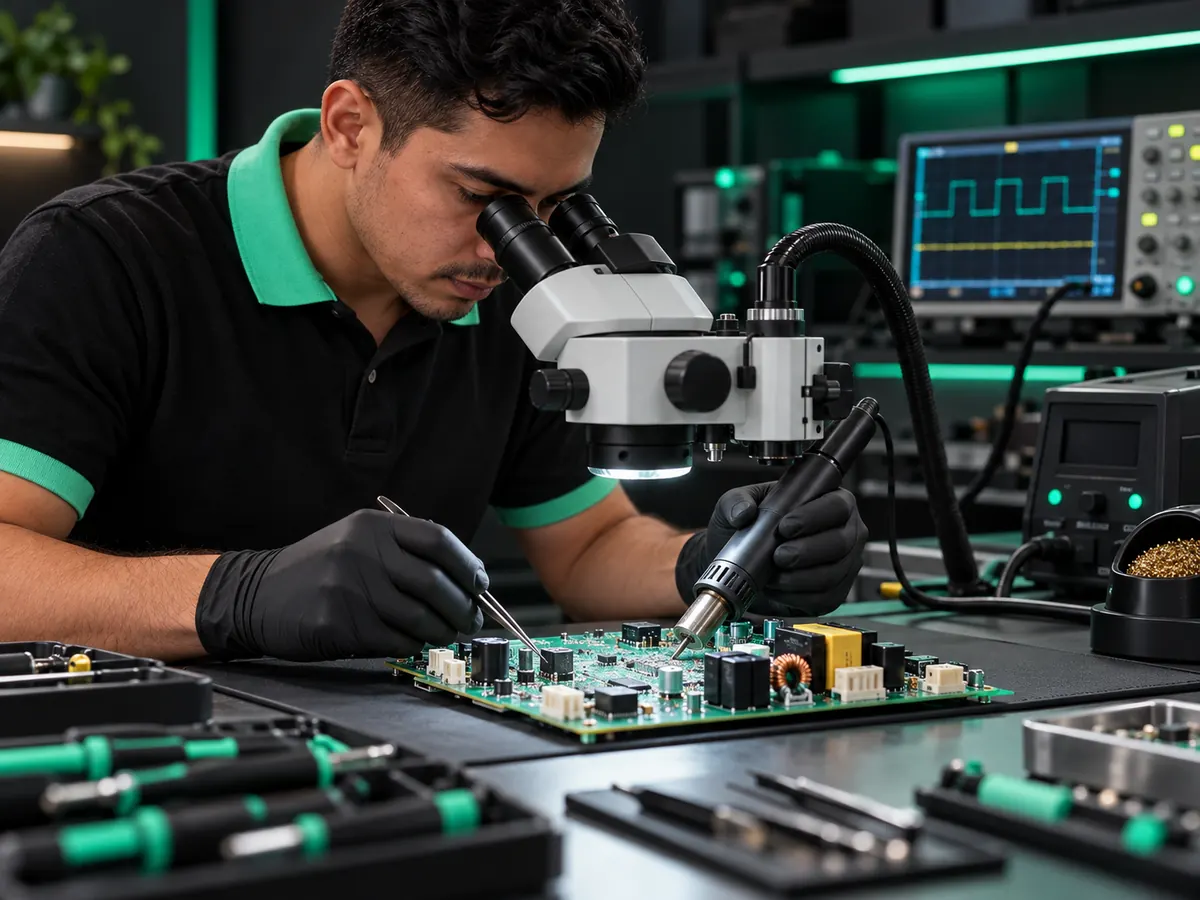 Reparación de tarjeta electrónica